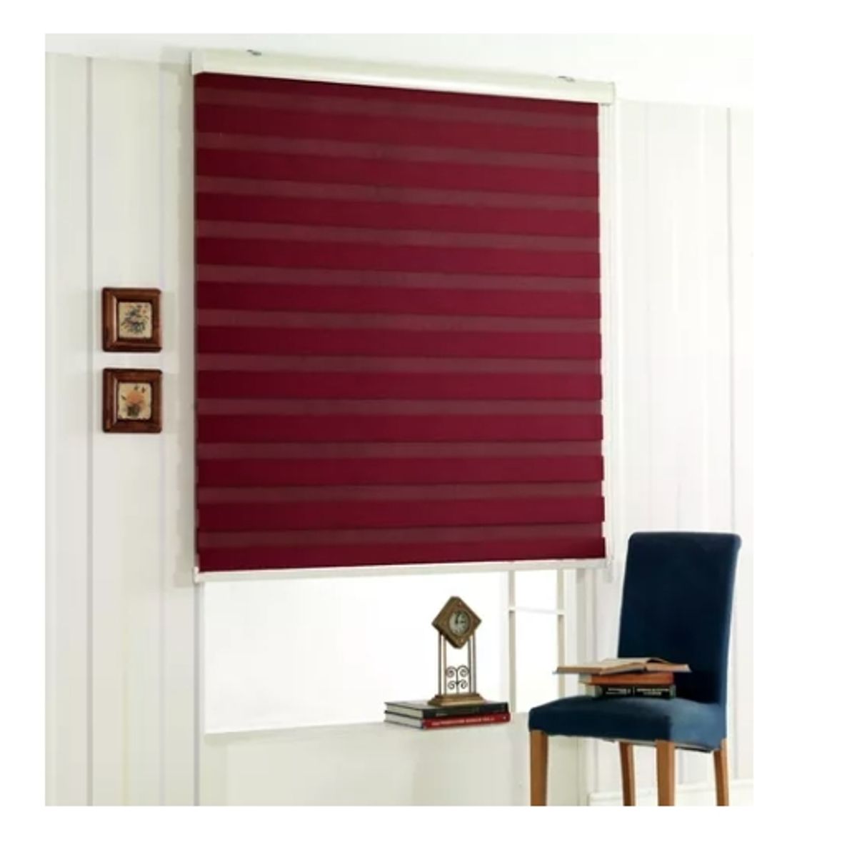 GENERICO - Cortina Roller Duo Zebra Día Y Noche Color Variado 60x200cm