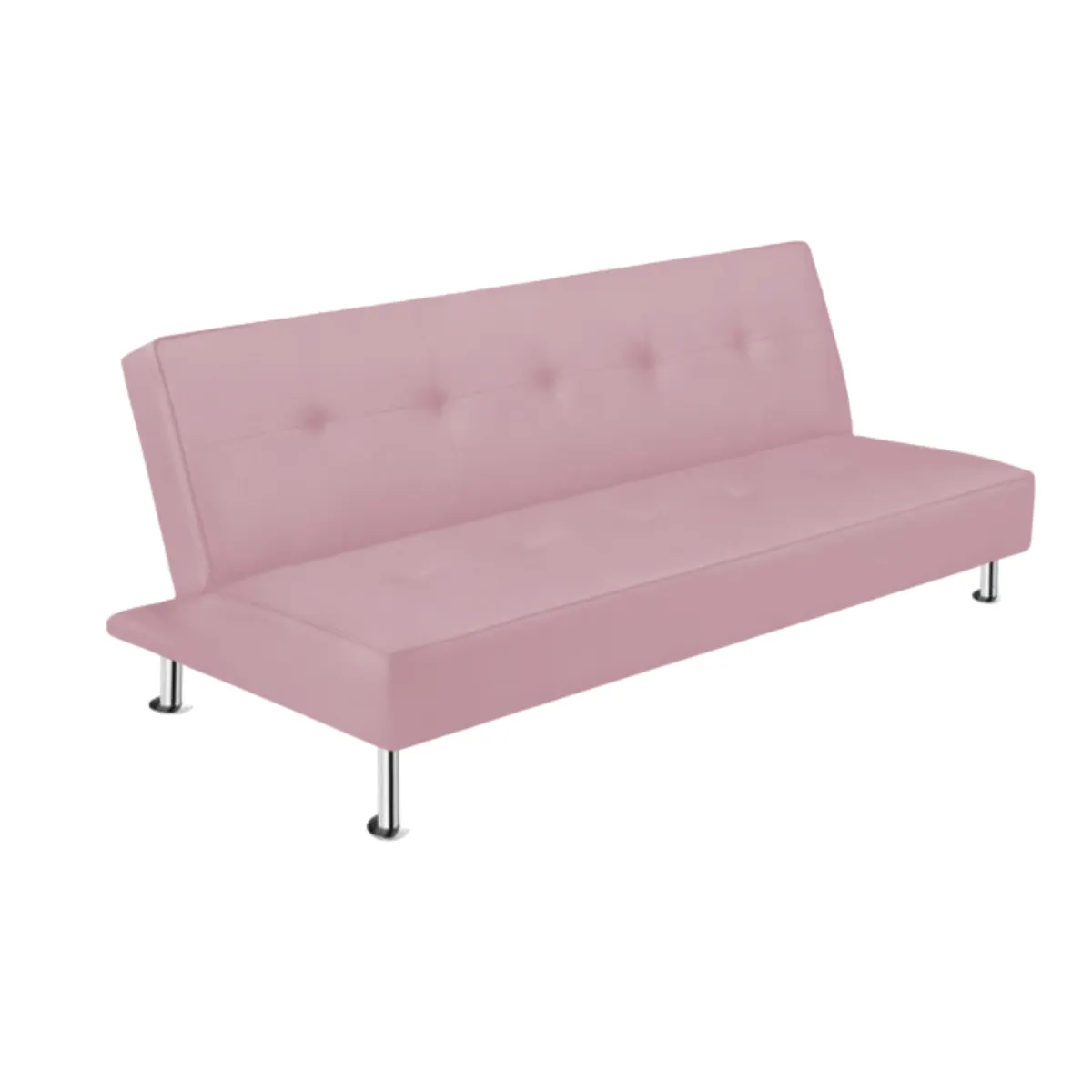 5 SUEÑO - Futón Sofá Cama Multifuncional Sala de Estar - Oficina Rosado 5º Sueño