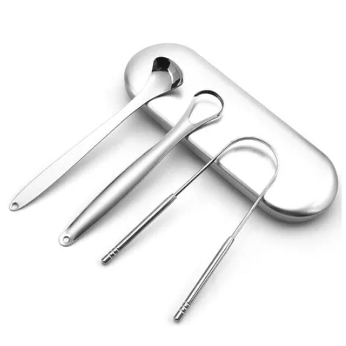 GENERICO - Pack 3 Limpiador De Lengua De Cobre Ayurvedico Raspador