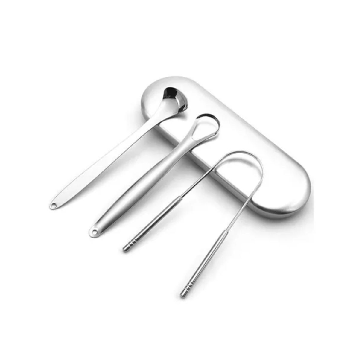 GENERICO - Pack 3 Limpiador De Lengua De Cobre Ayurvedico Raspador