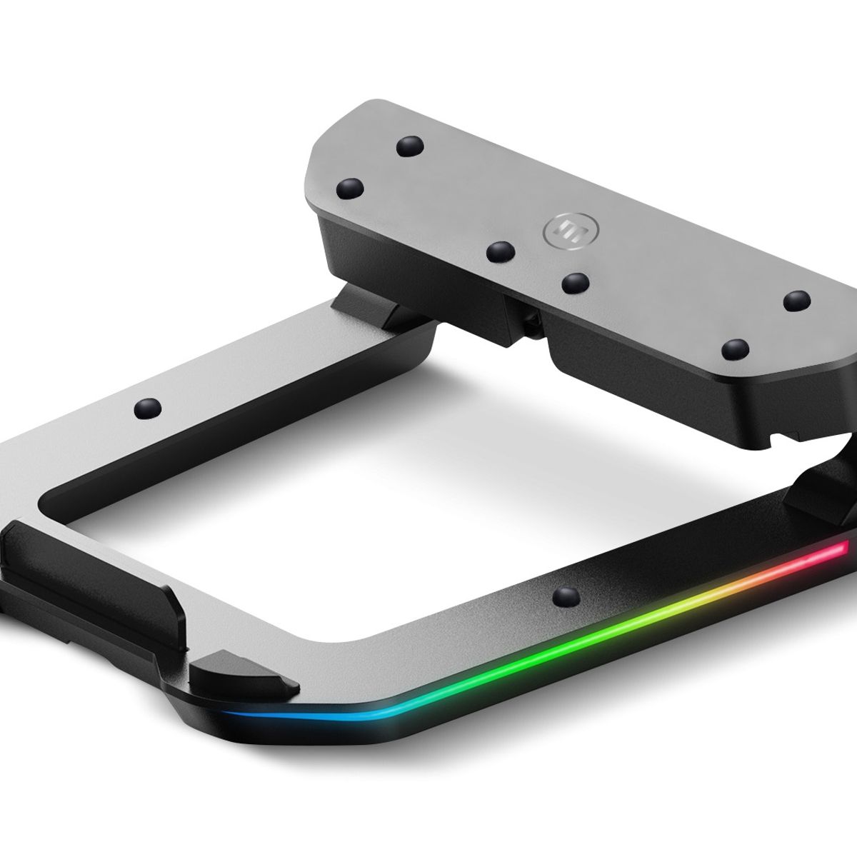 MAXELL - Soporte Elevado Maxell Para Laptop Con Hub De 4 Puertos 3.0