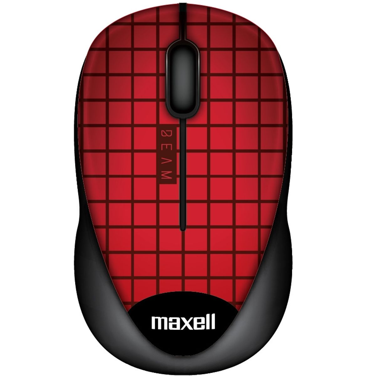 MAXELL - Mouse Óptico Inalámbrico Maxell Trace 1600 Dpi 2.4ghz Rojo