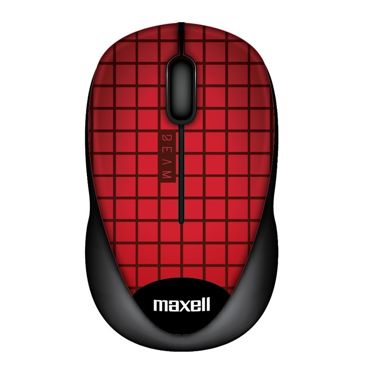MAXELL - Mouse Óptico Inalámbrico Maxell Trace 1600 Dpi 2.4ghz Rojo