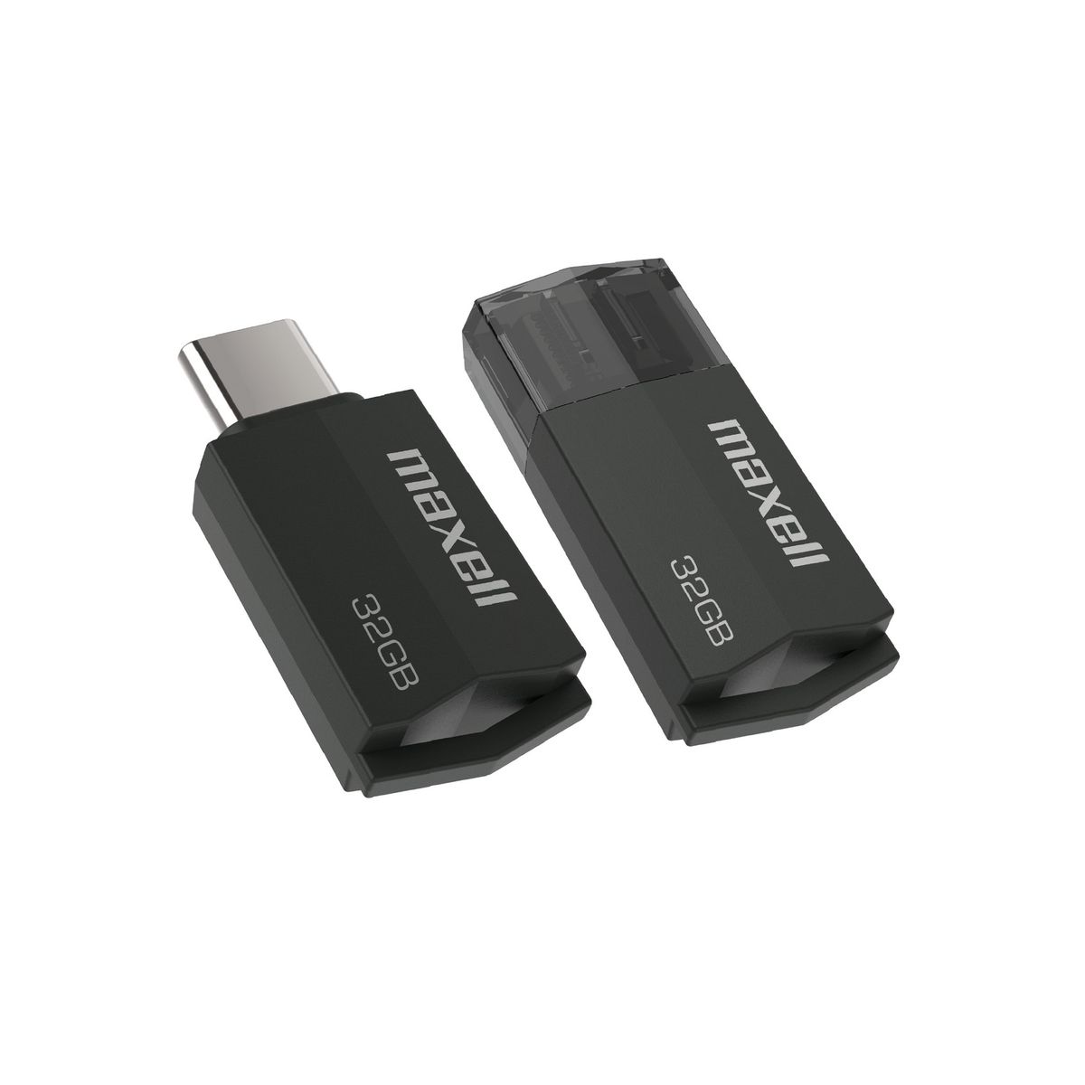 MAXELL - Pendrive Maxell Usbtc Tipo C 32gb 3.2 Negro