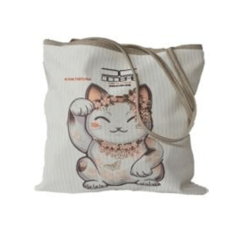GENERICO - BOLSO REUTILIZABLE MODELO GATO DE LA SUERTE