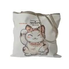 GENERICO - BOLSO REUTILIZABLE MODELO GATO DE LA SUERTE