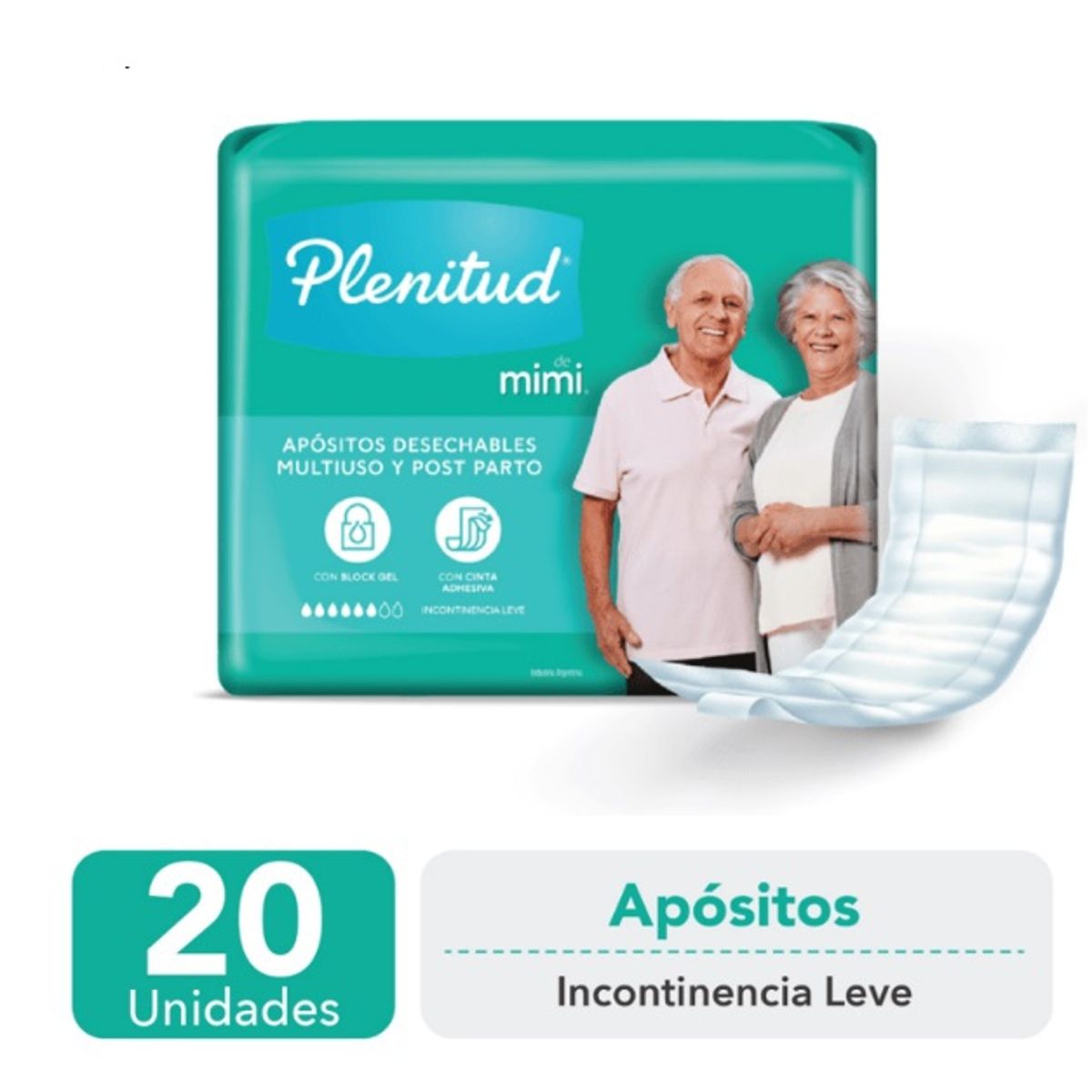 PLENITUD - APOSITO MIMI CON ALOE VERA 20 UN