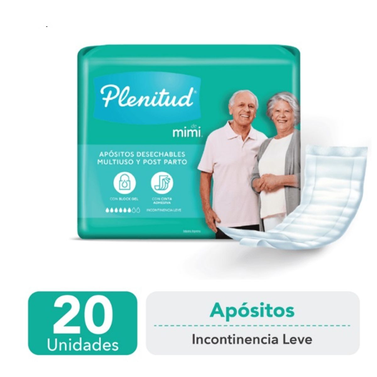 PLENITUD - APOSITO MIMI CON ALOE VERA 20 UN