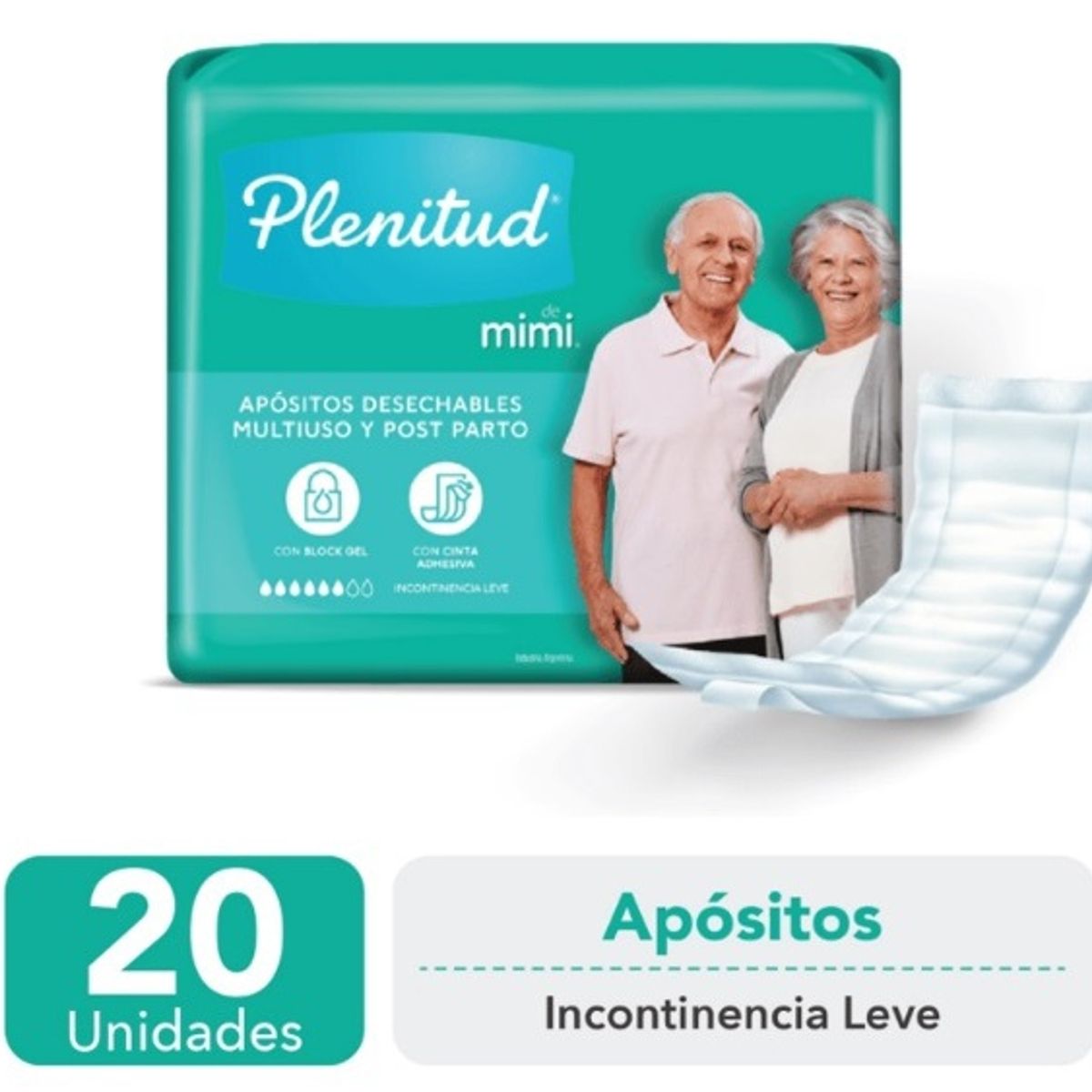 PLENITUD - APOSITO MIMI CON ALOE VERA 20 UN