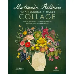 EDITORIAL CONTRAPUNTO - Libro Ilustración botánica para recortar y hacer collage