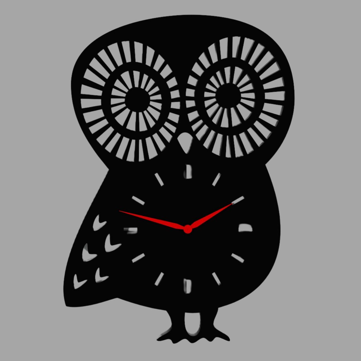 GENERICO - Reloj Artesanal Madera - Buho