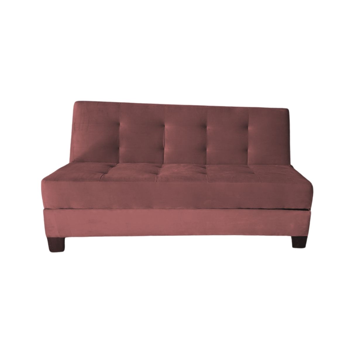 MUEBLES HVM - Futon Cama Baul Patagonia 15P Cafe  felpa Pmadera