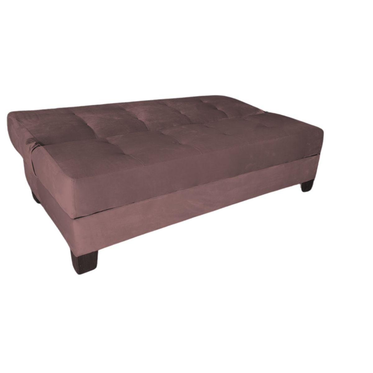 MUEBLES HVM - Futon Cama Baul Patagonia 15P Cafe  felpa Pmadera