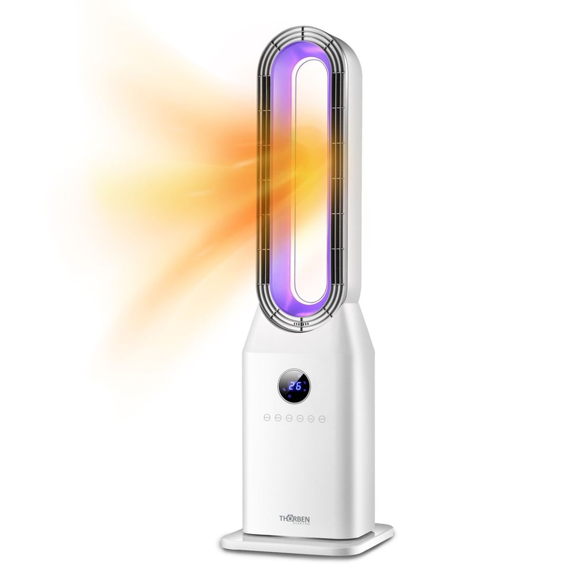 THORBEN - Calefactor y ventilador sin aspas  Thor Bladeless Pro