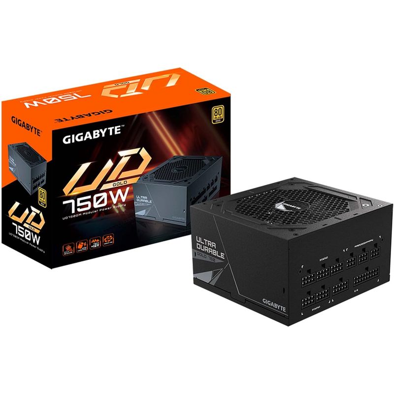 GIGABYTE - FUENTE DE PODER GIGABYTE 750W 80+GOLD MODULAR GP-UD750GM