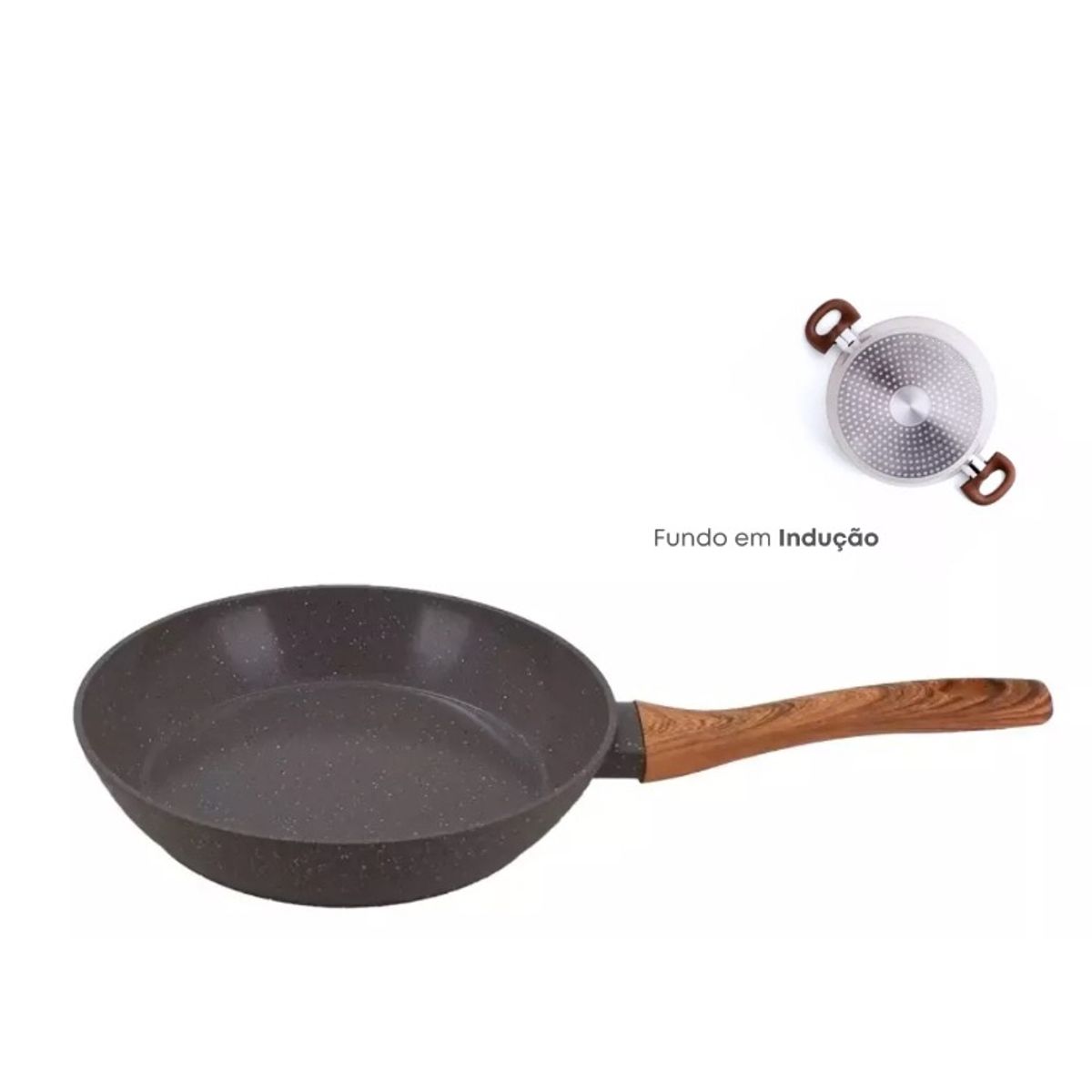 GENERICO - Sarten Manual Revestimiento Ceramico Inducción 24x24