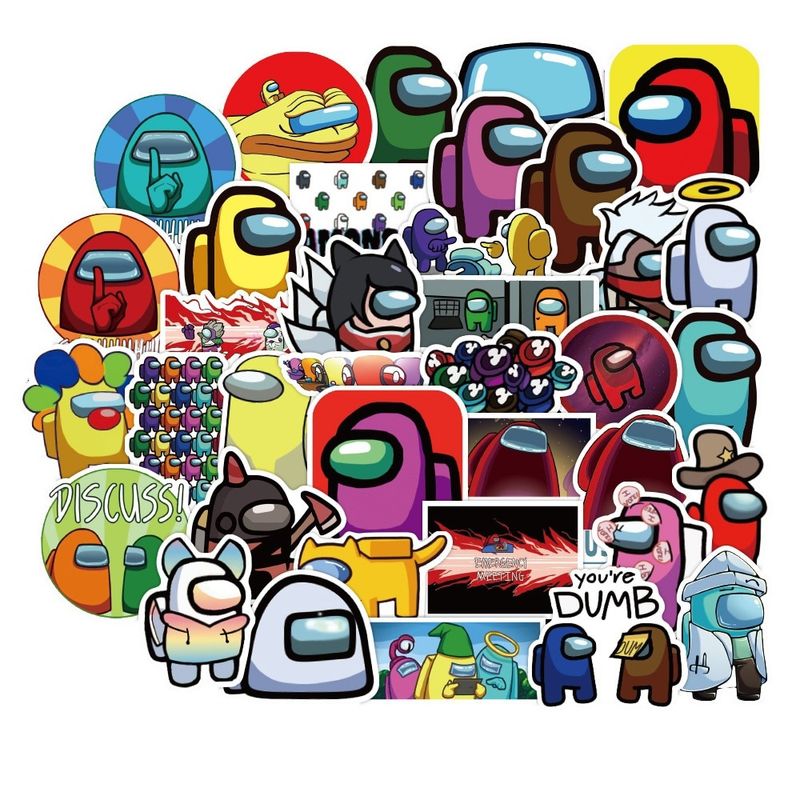 GENERICO - Among Us Set de 50 Stickers