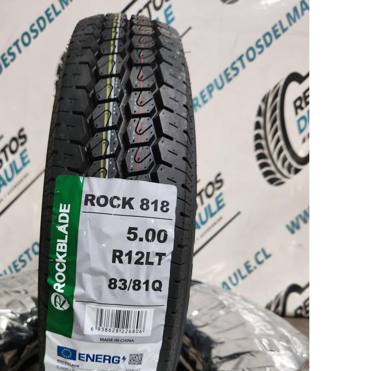 GENERAL TIRE - NEUMATICO 5.00 R12LT ROCKBLADE ROCK 818 83/81Q 8PR