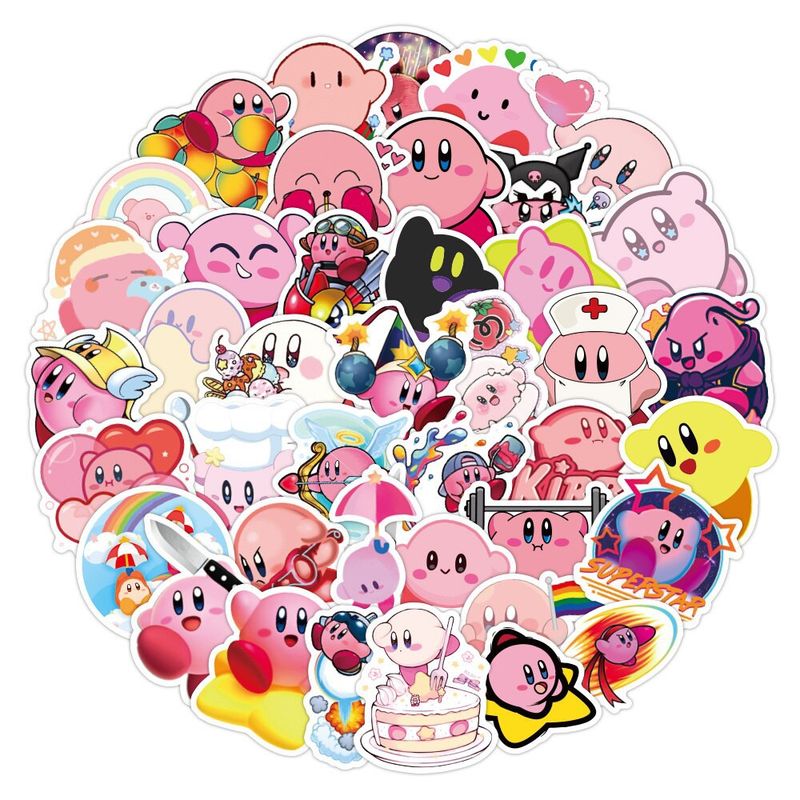 GENERICO - Kirby Set de 50 Stickers