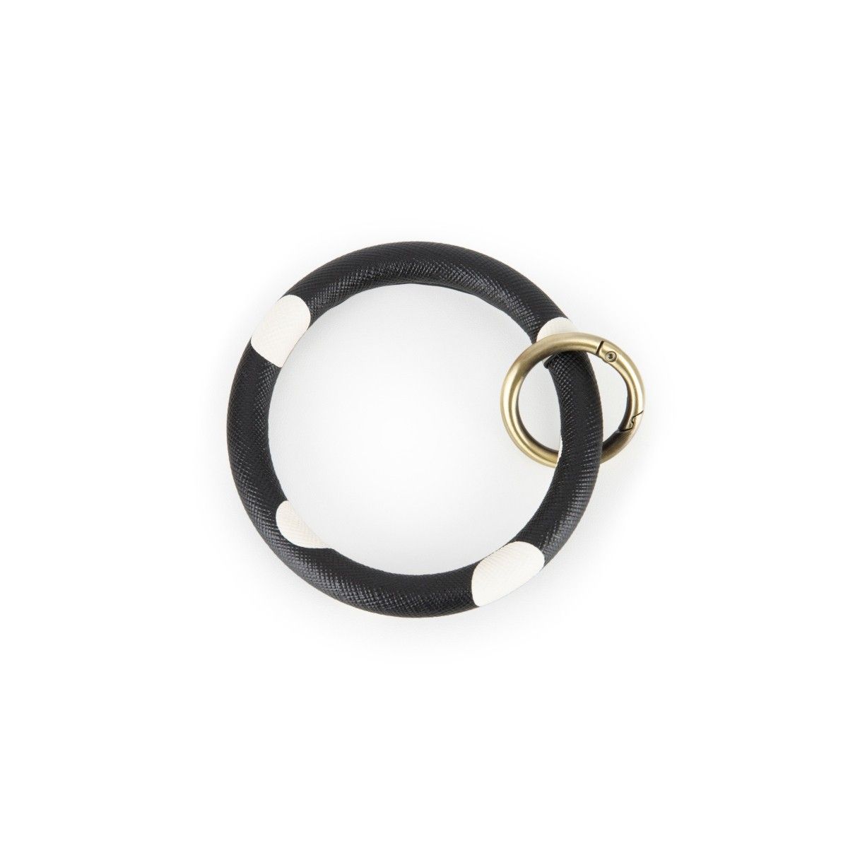 ECOSUSI - Ecosusi Llavero De Pulsera Para Mujer Con Borla Y Lazo - Lunares