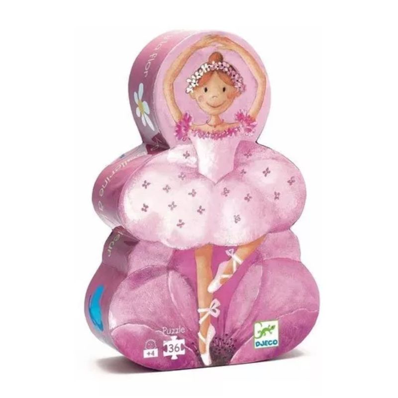 GENERICO - Puzzle Djeco Silueta Bailarina 36 Pzas Cadaques Kids