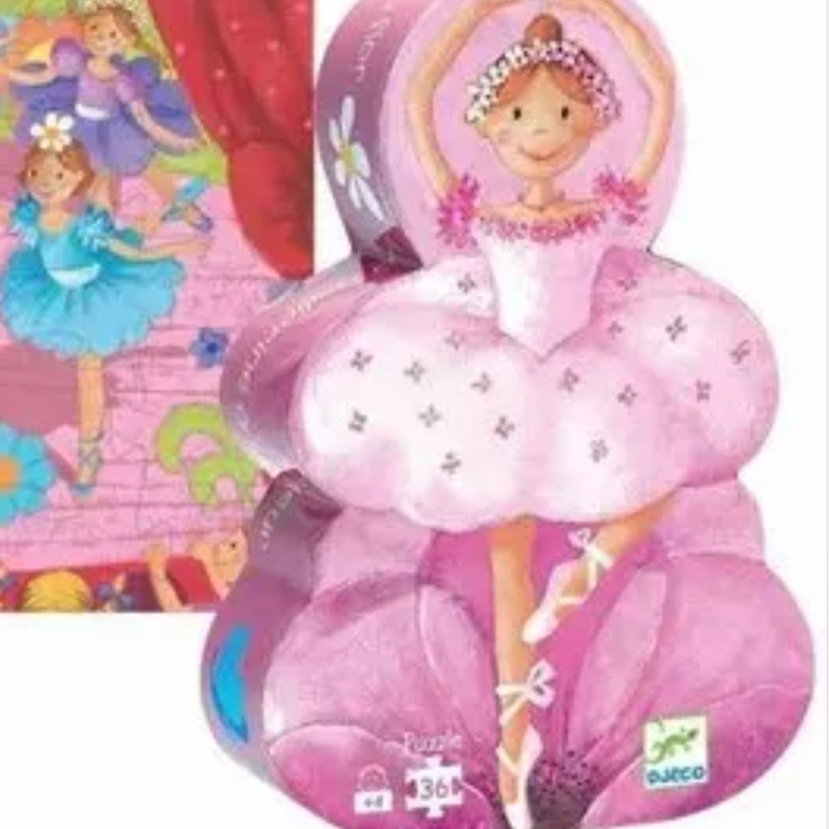 GENERICO - Puzzle Djeco Silueta Bailarina 36 Pzas Cadaques Kids