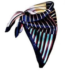 VIVAFELICIA - Pañuelo Bandana Berlín Azul Marino