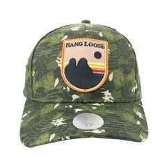 HANG LOOSE - Gorro snapback visera curva camo