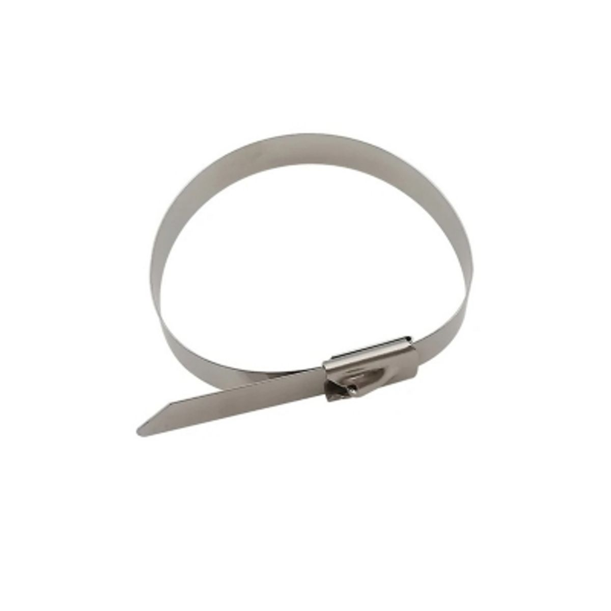 GENERICO - 100 Bridas Acero Inoxidable Mètalica Seguridad 4.6x500mm