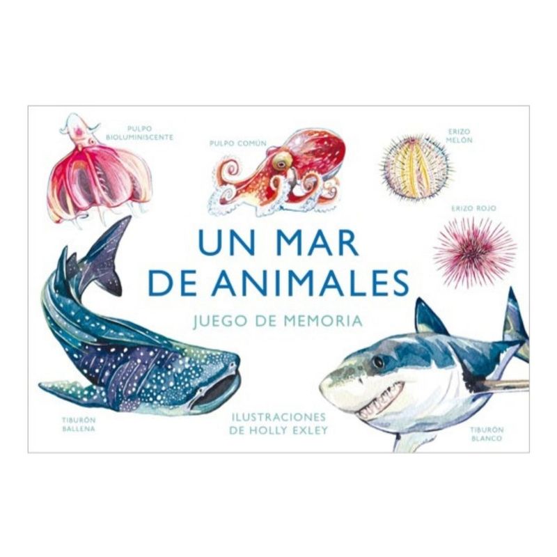 MTM - Libro Un Mar De Animales. Juego De Memoria