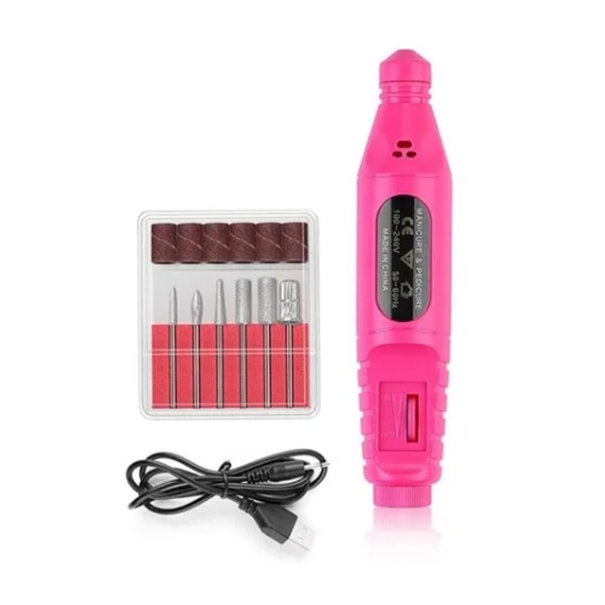 GENERICO - Kit Torno Para Manicure Y Pedicure De Uñas 3000 Rpm