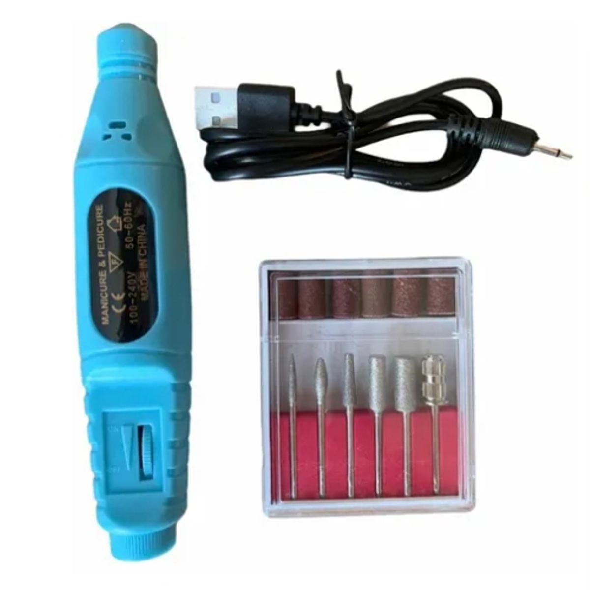 GENERICO - Kit Torno Para Manicure Y Pedicure De Uñas 3000 Rpm