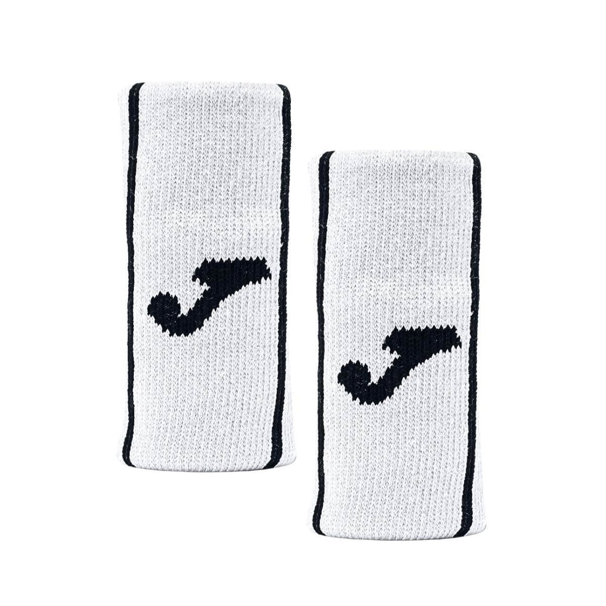 JOMA - Muñequera Joma Game Larga Blanca X2 Tenis Padel