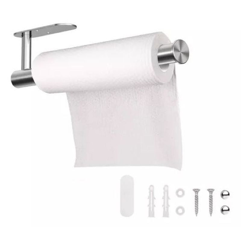 GENERICO - Porta Confort Higiénico Acero Inoxidable Plata