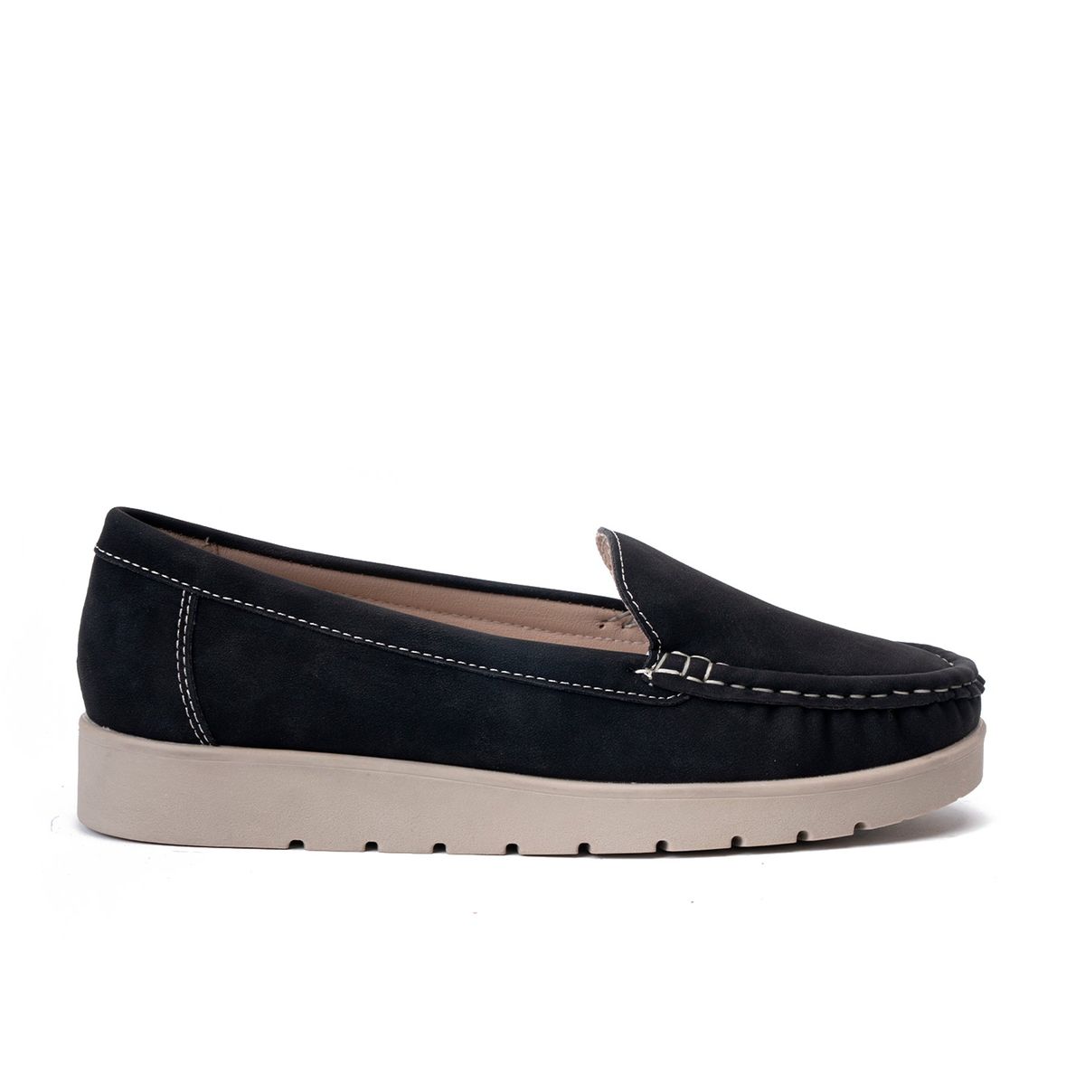 CHINITOWN - Mocasín Mujer Negro María Chinitown