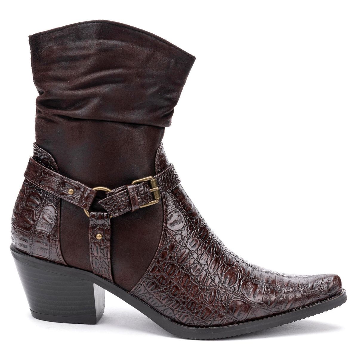 CHINITOWN - Bota Mujer Café Oscuro Kristen Chinitown