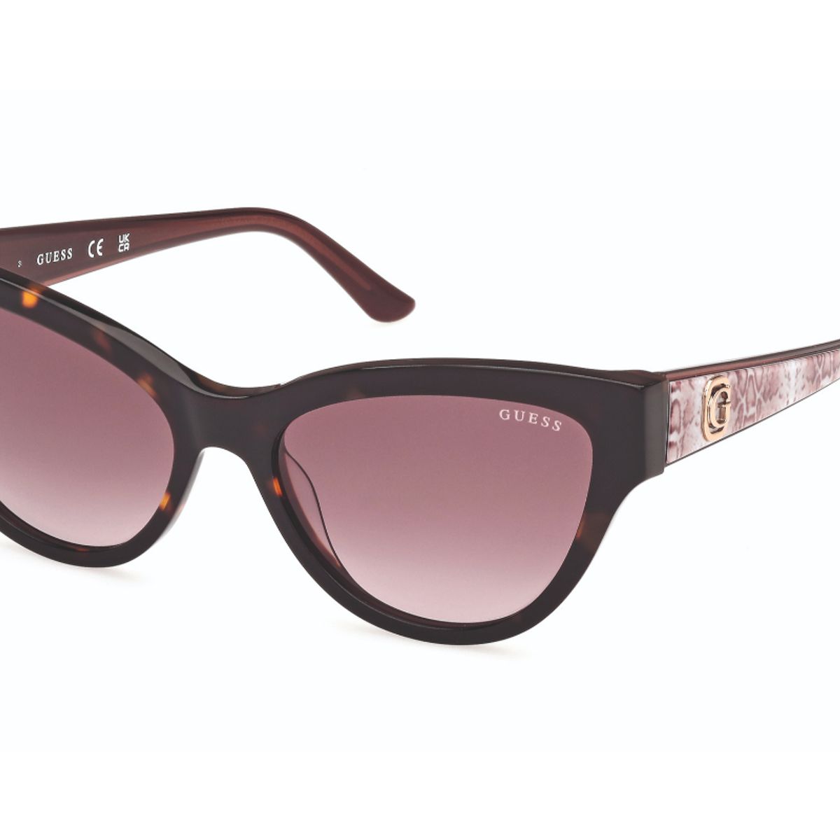 GUESS - Lentes de Sol Havana Oscuro Degradé Guess