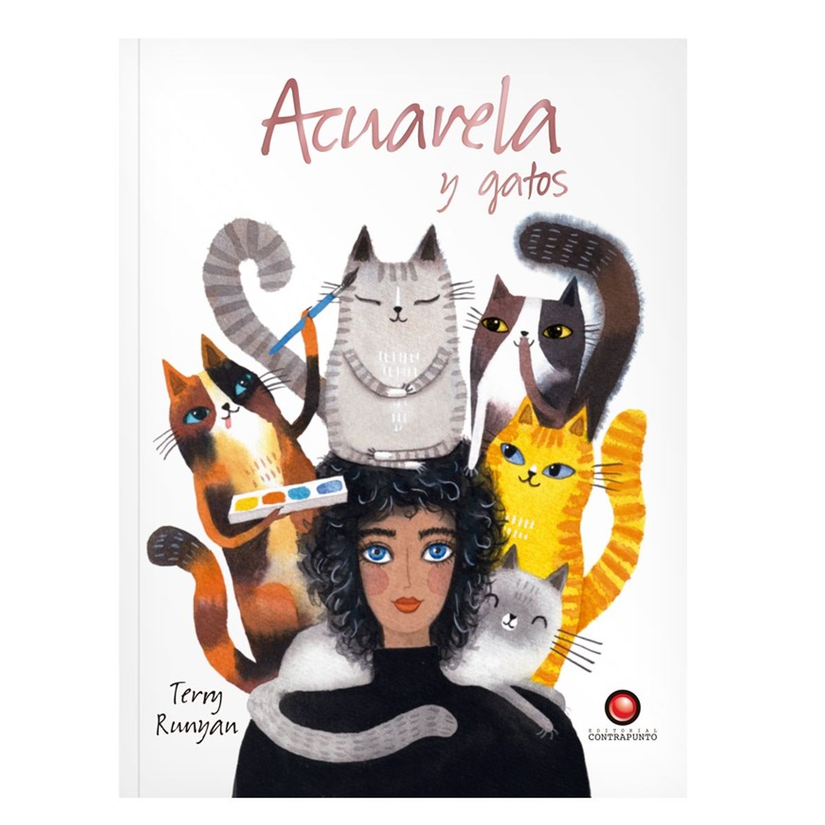 EDITORIAL CONTRAPUNTO - Acuarela y gatos de Editorial Contrapunto
