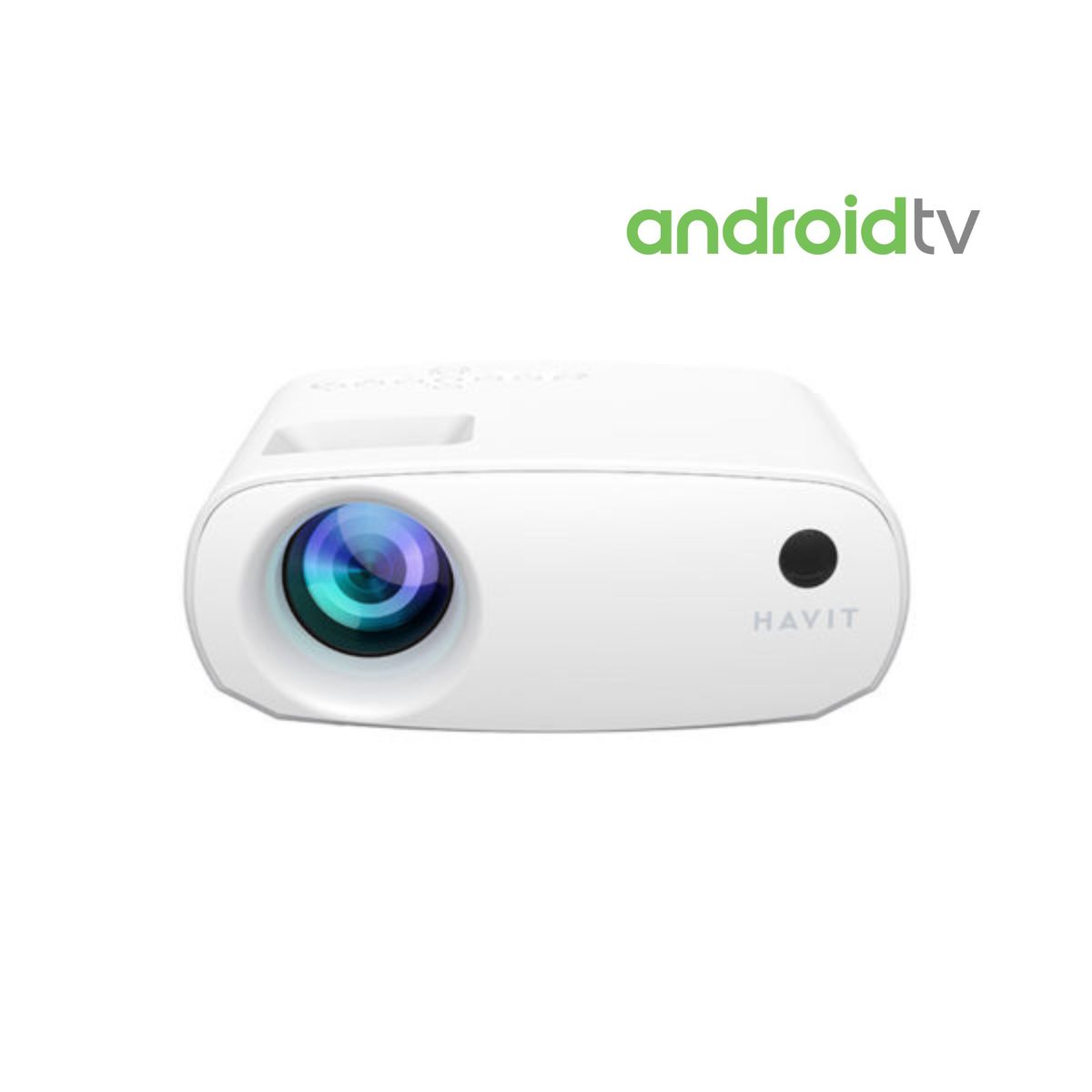 HAVIT - Proyector Portátil Pj207Pro Wifi 6000 Lúmenes Androidtv 9.0 Havit