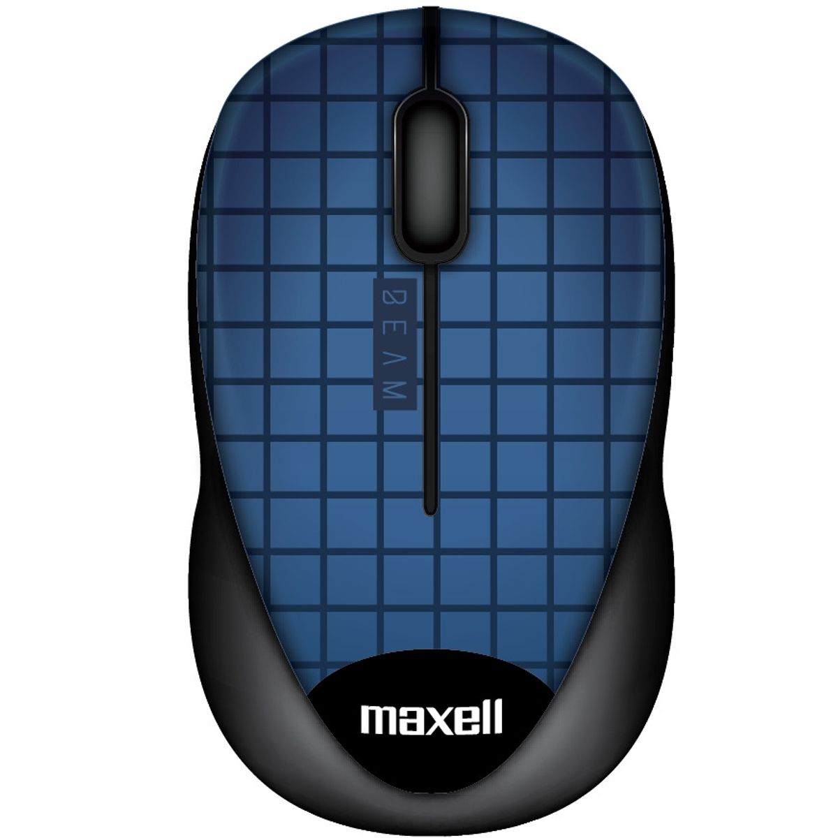 MAXELL - Mouse Óptico Inalámbrico Maxell Trace 1600 Dpi 2.4ghz Azul