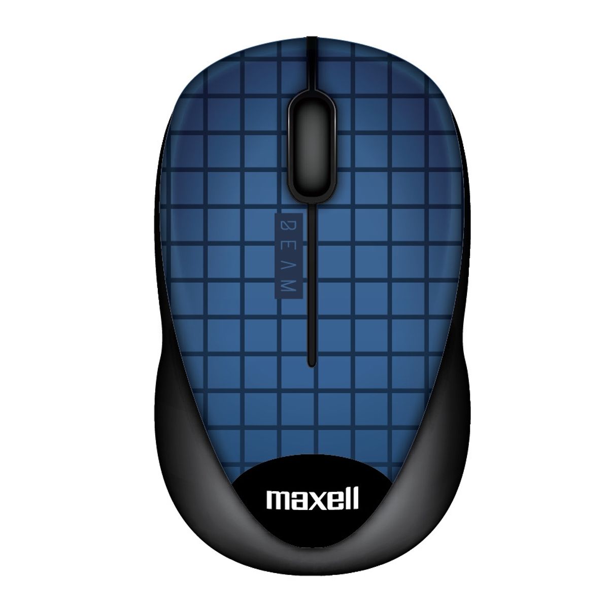 MAXELL - Mouse Óptico Inalámbrico Maxell Trace 1600 Dpi 2.4ghz Azul