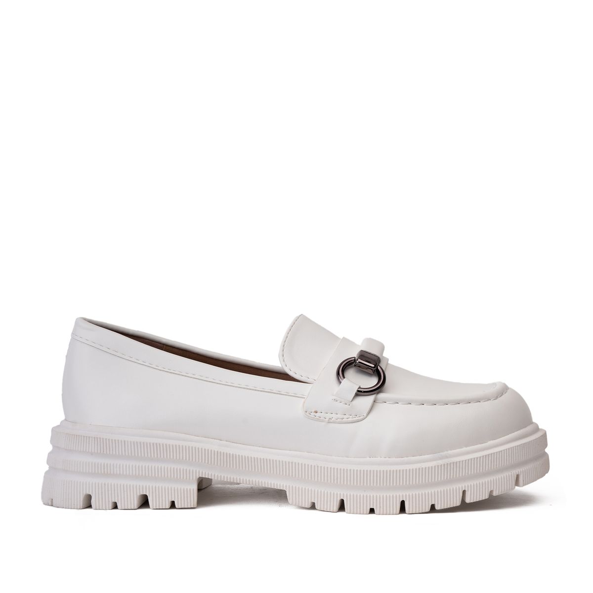 CHINITOWN - Mocasín Mujer Blanco Simona Chinitown