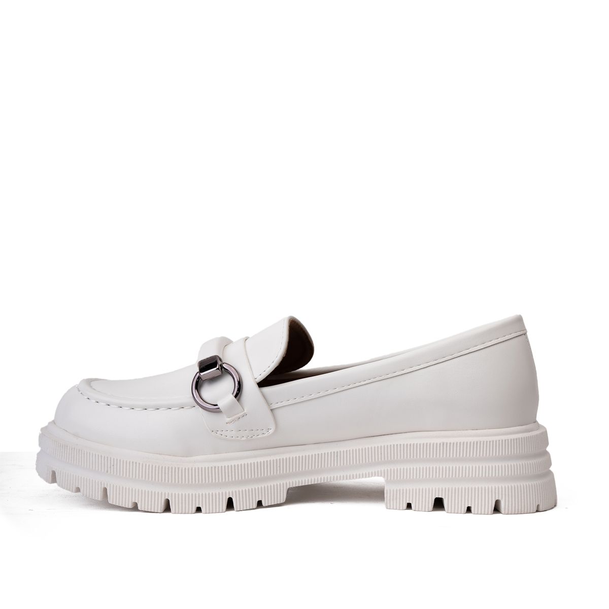 CHINITOWN - Mocasín Mujer Blanco Simona Chinitown