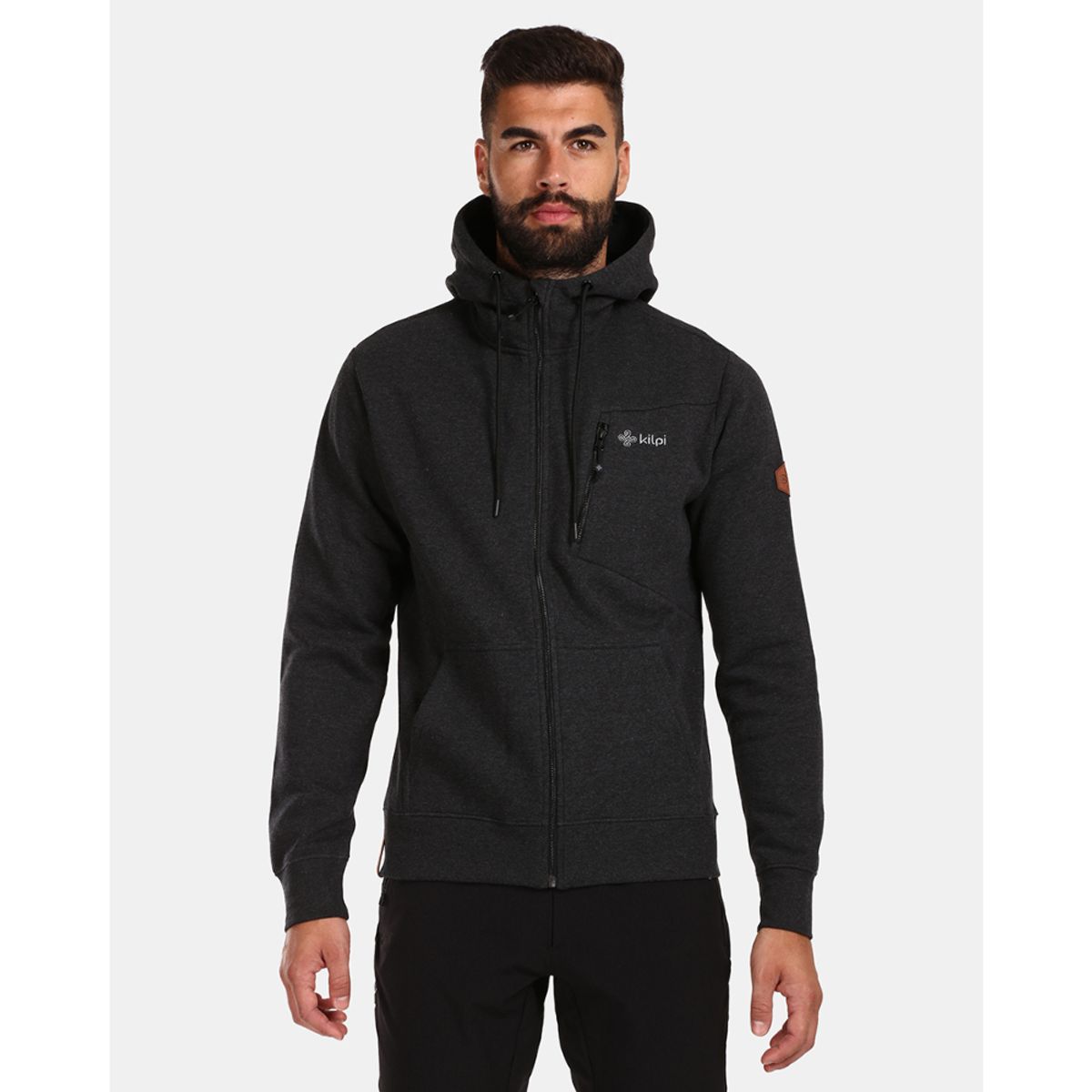 KILPI - Poleron Hombre Preda-M Negro Kilpi