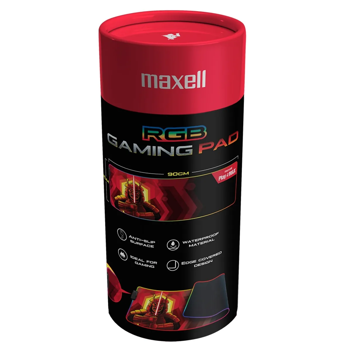 MAXELL - Mouse Pad Gamer Maxell Antideslizante Led Rgb 80cm X 30cm