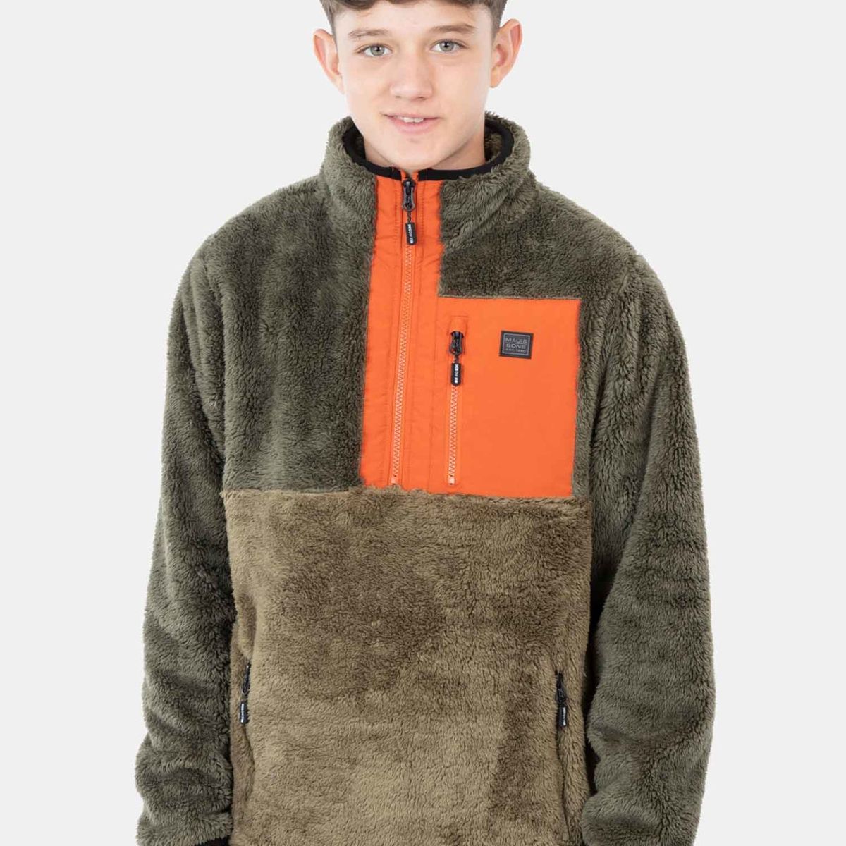 MAUI AND SONS - Poleron Chiporro Orion Rw Verde Infantil Maui And Sons