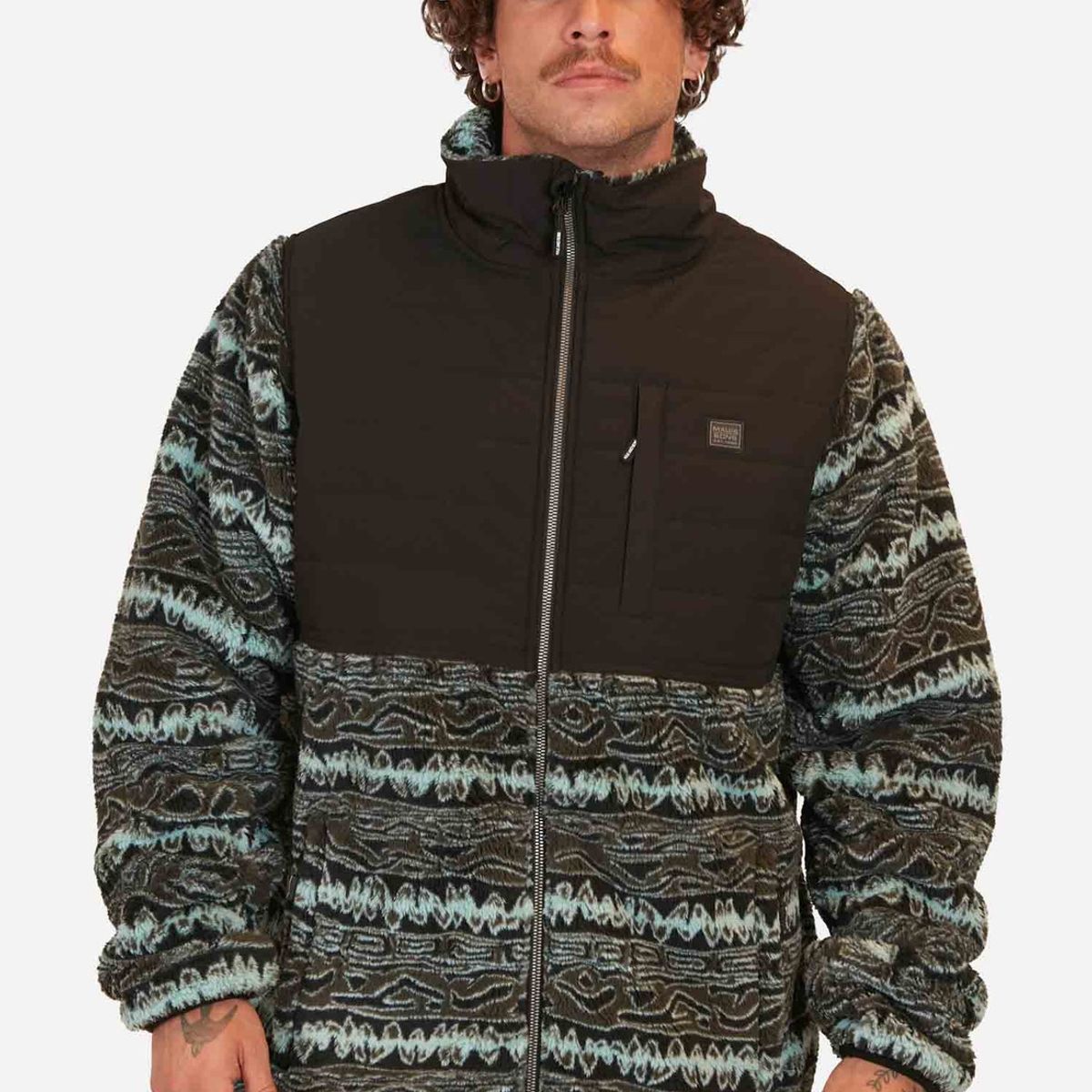 MAUI AND SONS - Poleron Chiporro Raor Multicolor Hombre Maui And Sons