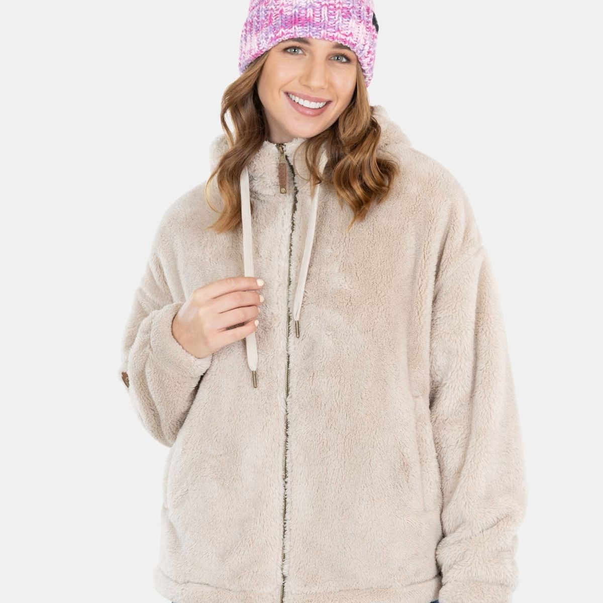 MAUI AND SONS - Poleron Chiporro Paradise Sun Blanco Mujer Maui And Sons