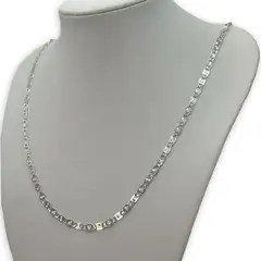 GENERICO - Collar Cadena Hombre Eslabon Estilo Gucci Marina Plata