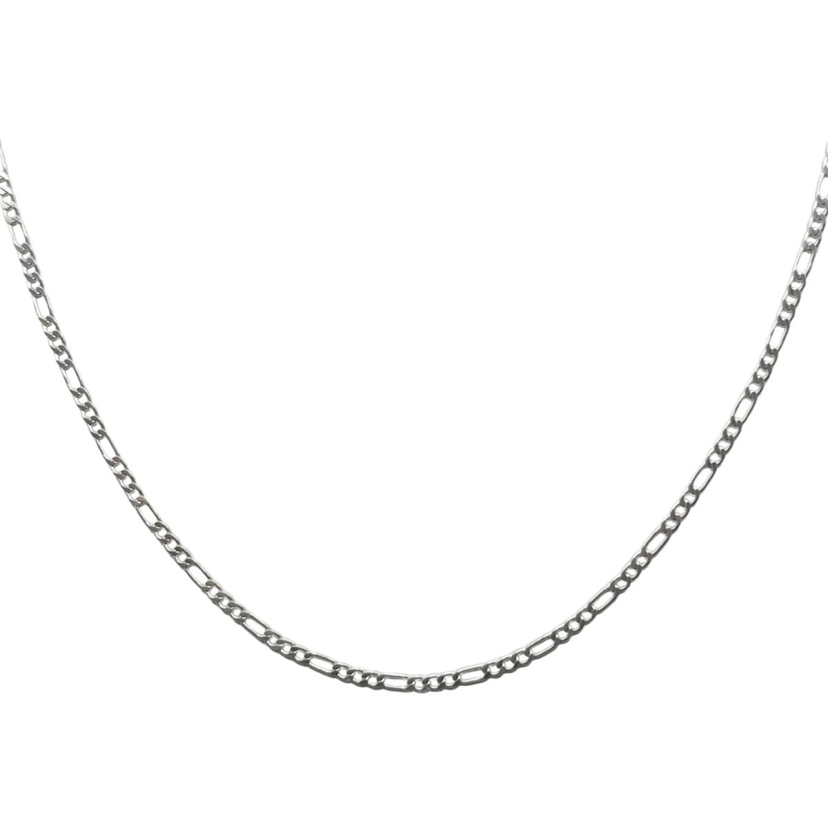 GENERICO - Collar Cadena Eslabones Modelo Cartier 60 Cm Plata 925